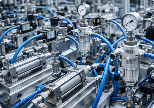 Sistema pneumático industrial